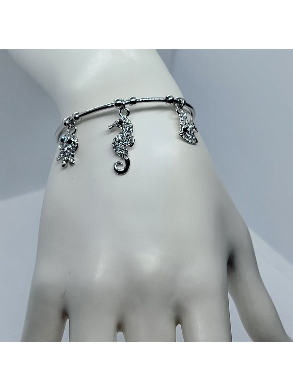 Brand New 18K White Gold-Plated Bracelet by Peermont Jewelry